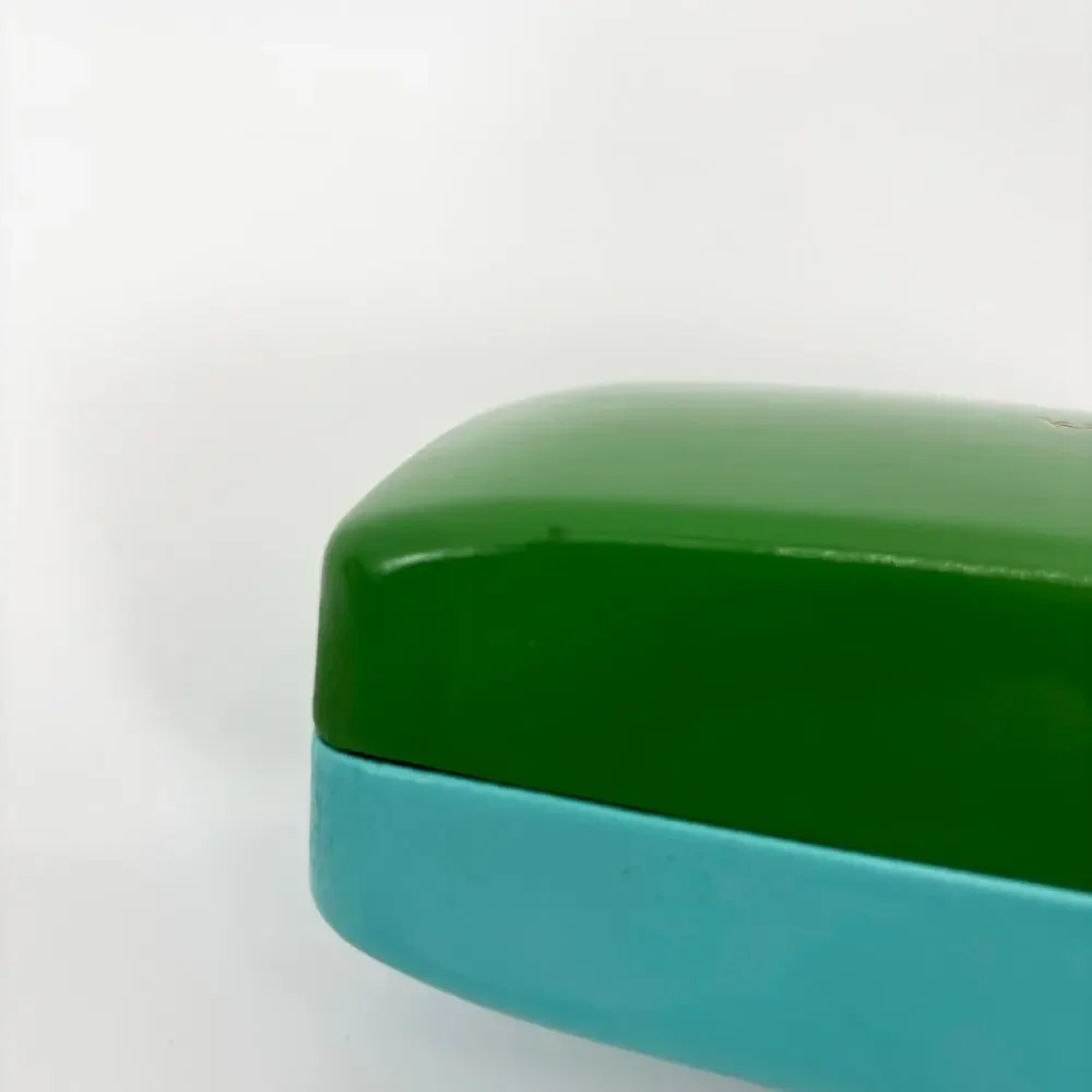 Kate Spade Sunglasses Case Eyeglasses Glasses Clamshell Hard Case w/ Cloth Only